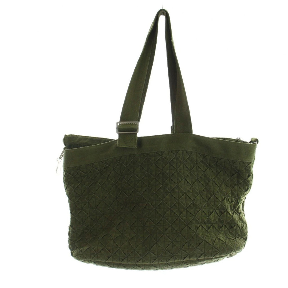 Bottega Veneta Webbing Camping Tote Bag Handbag Intrecciato Khaki Green MQ